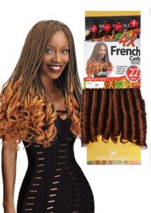 Magic Gold 4X French Curls Braid 22″