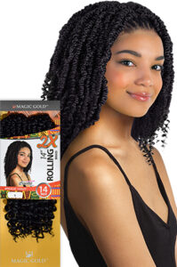 Magic Gold 2X Rolling Braid 14″