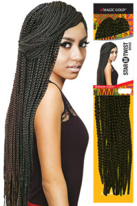 Magic Gold Star (M) Twist Braid 24″