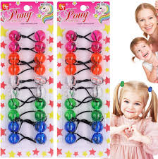 Bubble Round Ponytail Holder 10pcs